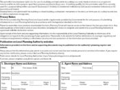 Change of use form page 1